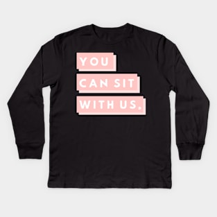 Pink on Pink Kids Long Sleeve T-Shirt